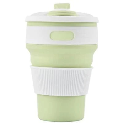 Branded Promotional COLLAPSIBLE CUP in Dark Blue Cup Collapsible Telescopic From Concept Incentives.