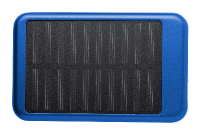 Branded Promotional RUDDER POWER BANK in Blue Charger From Concept Incentives.