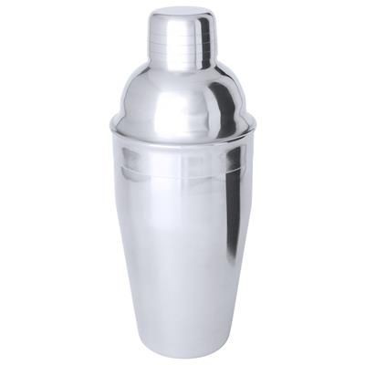 Branded Promotional TOBASSY STAINLESS STEEL METAL COCKTAIL SHAKER 550 ML Cocktail Shaker From Concept Incentives.