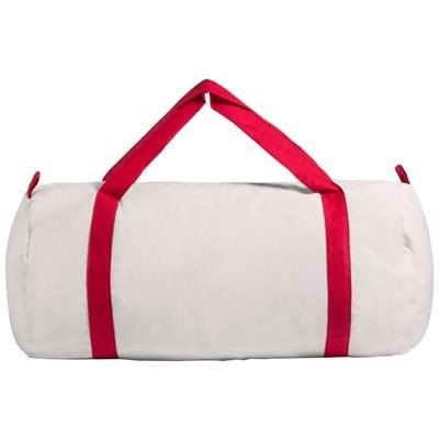 Branded Promotional SIMARO 100% COTTON SPORTS BAG with Colour Handles 100 G-m¬¨‚â§ Bag From Concept Incentives.