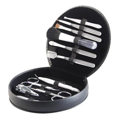 Branded Promotional ROUND MANICURE SET AMELIE Manicure Set From Concept Incentives.
