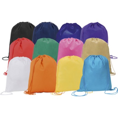 Branded Promotional RAINHAM DRAWSTRING BACKPACK RUCKSACK COLLECTION Bag From Concept Incentives.