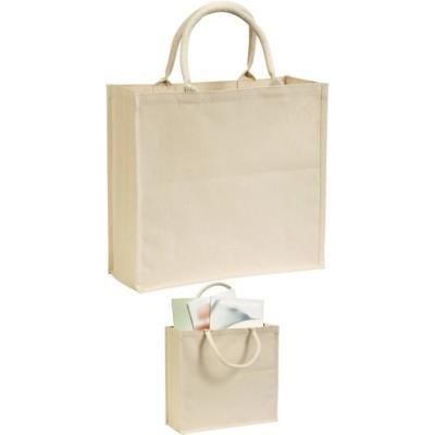 Branded Promotional BROOMFIELD LAMINATED COTTON CANVAS TOTE BAG Bag From Concept Incentives.