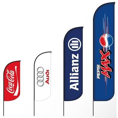 Branded Promotional BAT FAN S ADVERTISING FLAG 65 X 200 CM Banner From Concept Incentives.
