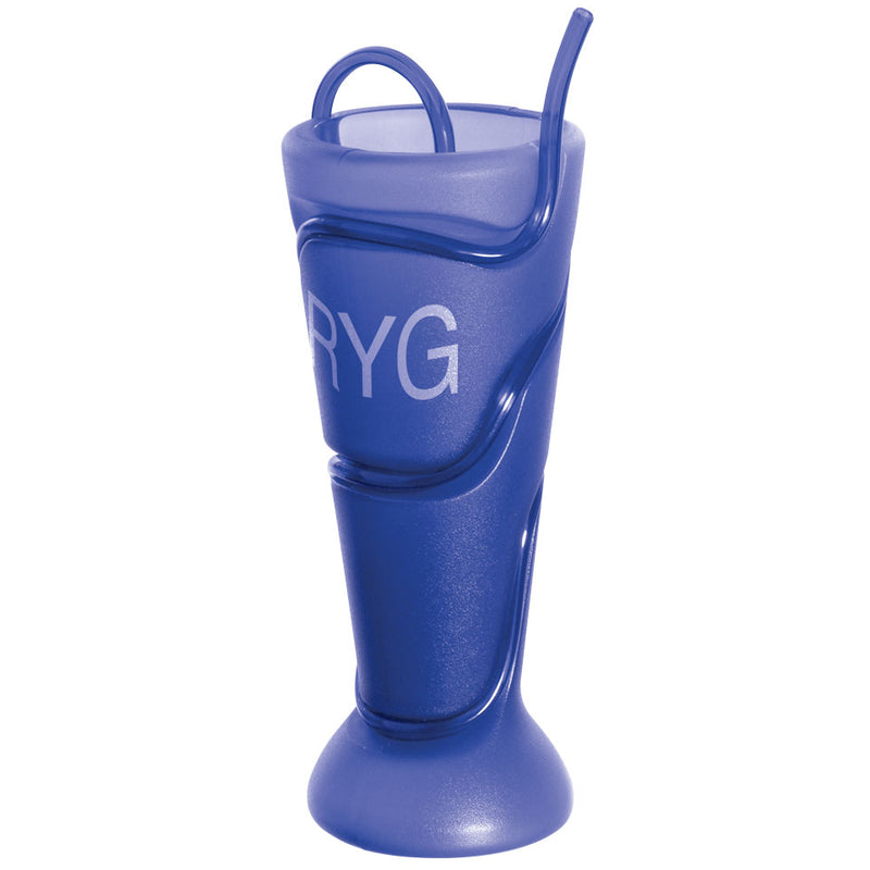 Branded Promotional HELTER SKELTER BEAKER & STRAW Cup Plastic From Concept Incentives.