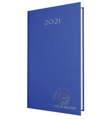 Branded Promotional SMOOTHGRAIN POCKET WEEK TO VIEW DIARY in Black from Concept Incentives