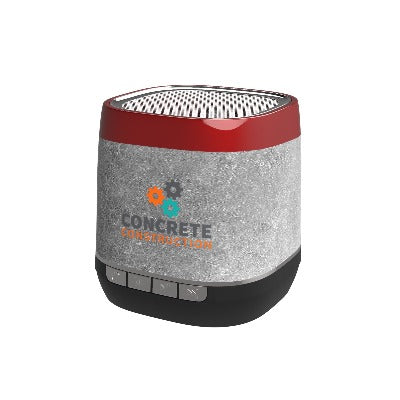 Branded Promotional RETRO SPEAKER BLUETOOTH in Red from Concept Incentives
