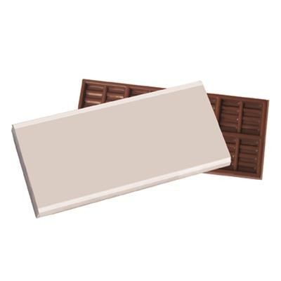 Branded Promotional BELGIAN CHOCOLATE BAR 50G Chocolate From Concept Incentives.