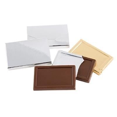 Branded Promotional QUALITY EMBOSSED 34G BELGIAN CHOCOLATE Chocolate From Concept Incentives.