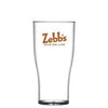 Branded Promotional REUSABLE PLASTIC TULIP BEER GLASS 568ML-20OZ-PINT - POLYSTRENE Cup Plastic From Concept Incentives.