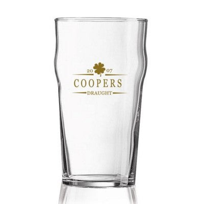 Branded Promotional NONIC BEER GLASS 585ML-20OZ-PINT Cup Plastic From Concept Incentives.