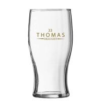 Branded Promotional TULIP PINT GLASS 585ML-20OZ Cup Plastic From Concept Incentives.
