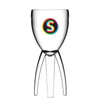 Branded Promotional REUSABLE PLASTIC ROCKET GLASS 312ML-11OZ - POLYCARBONATE CE  From Concept Incentives.