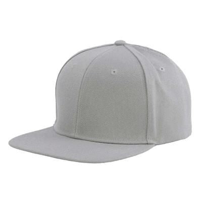 Branded Promotional 100% ACRYLIC SNAPBACK BASEBALL CAP in Grey Baseball Cap From Concept Incentives.