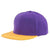 Branded Promotional 100% ACRYLIC SNAPBACK BASEBALL CAP in Purple & Yellow Baseball Cap From Concept Incentives.