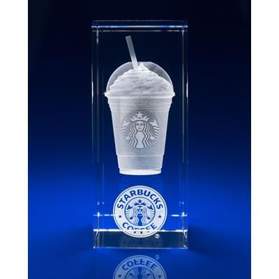 Branded Promotional CRYSTAL GLASS CATERING PAPERWEIGHT GIFTS OR AWARD Award From Concept Incentives.