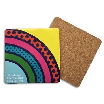 Branded Promotional STANDARD CORK BACKED COASTER Coaster From Concept Incentives.