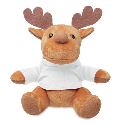 Branded Promotional PLUSH REINDEER TEDDY from Concept Incentives