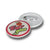 Branded Promotional RECYCLED 37MM BUTTON BADGE Badge From Concept Incentives.