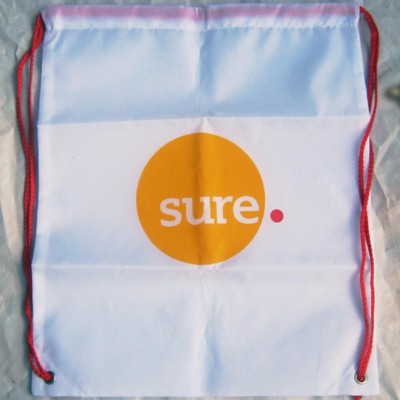 Branded Promotional DRAWSTRING RUCKSACK BACKPACK RUCKSACK Bag From Concept Incentives.