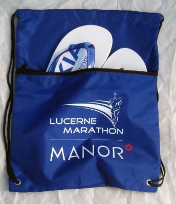 Branded Promotional DRAWSTRING BAG with Zipper Bag From Concept Incentives.