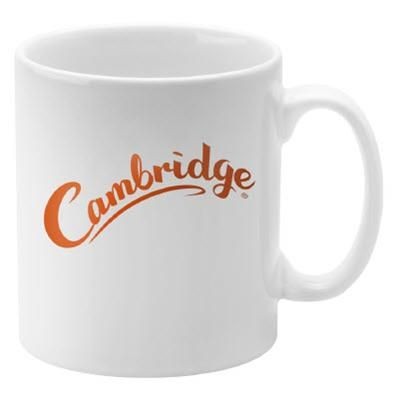 Branded Promotional CAMBRIDGE PORCELAIN MUG Mug From Concept Incentives.