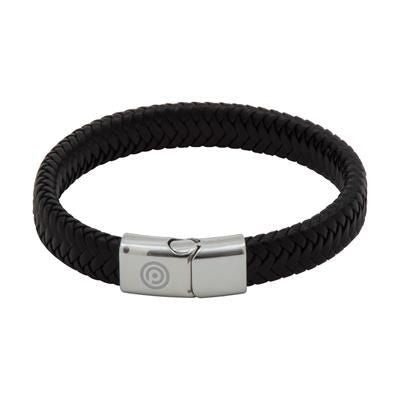 Branded Promotional ENGRAVED PU CORD EFFECT BRACELET Jewellery From Concept Incentives.