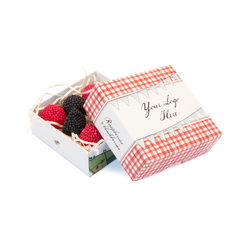 ECO TREAT BOX - BLACKBERRIES AND RASPBERRIES