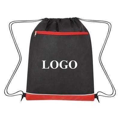 Branded Promotional COLORFUL SATIN DRAWSTRING POUCH Bag From Concept Incentives.
