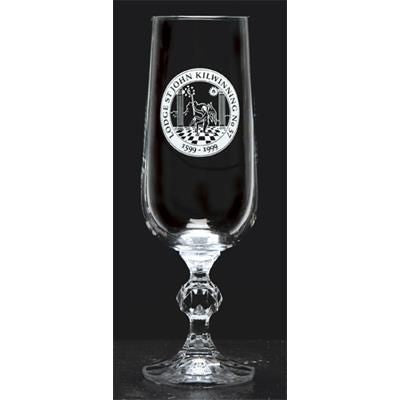 Branded Promotional CRYSTAL GLASS CHAMPAGNE FLUTE GLASS Champagne Flute From Concept Incentives.
