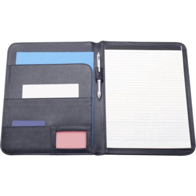 Branded Promotional CHEDWORTH PU FOLDER Conference Folder From Concept Incentives.