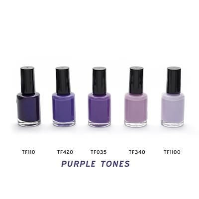 Branded Promotional PURPLE NAIL POLISH BOTTLE Nail Enamel From Concept Incentives.