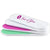 Branded Promotional NAIL FILE in White Nail File From Concept Incentives.