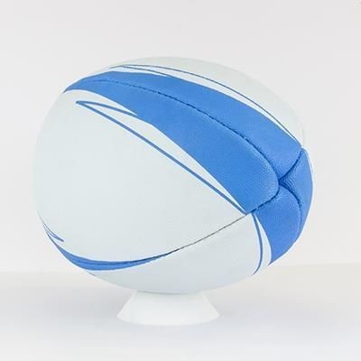 Branded Promotional SIZE 4 RUBBER RUGBY BALL Rugby Ball From Concept Incentives.