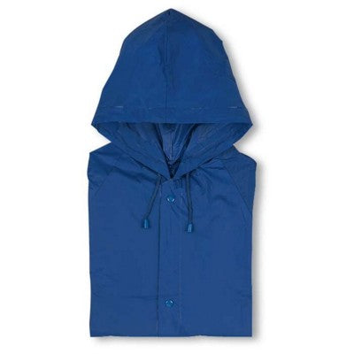 Branded Promotional RAIN COAT in Blue Rain Coat From Concept Incentives.