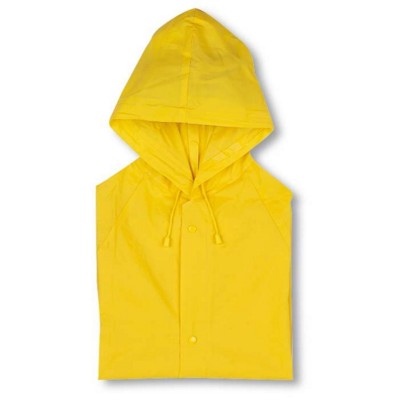 Branded Promotional RAIN COAT in Yellow Rain Coat From Concept Incentives.