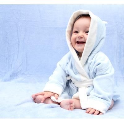 Branded Promotional BABY & CHILDRENS BATHROBE Bathrobe From Concept Incentives.