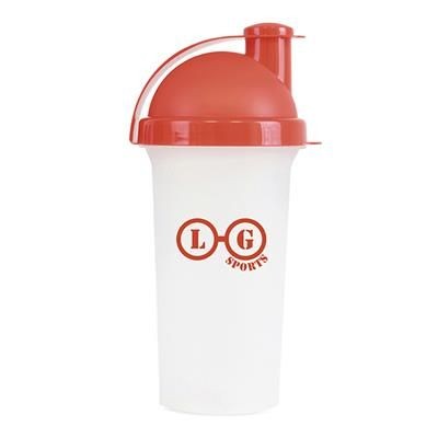 Branded Promotional PLASTIC SHAKER Sports Drink Bottle From Concept Incentives.