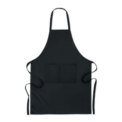 Branded Promotional ORGANIC COTTON APRON 200gsm in Natural Apron from Concept Incentives