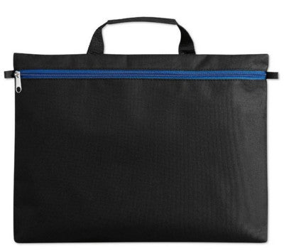 Branded Promotional EXHIBITION DOCUMENT BAG in Blue Bag From Concept Incentives.