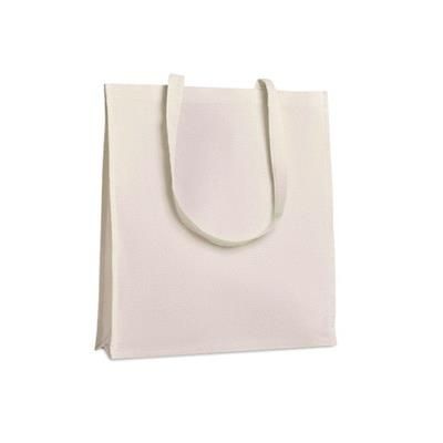 Branded Promotional SHOPPER TOTE BAG with Gusset Bag From Concept Incentives.