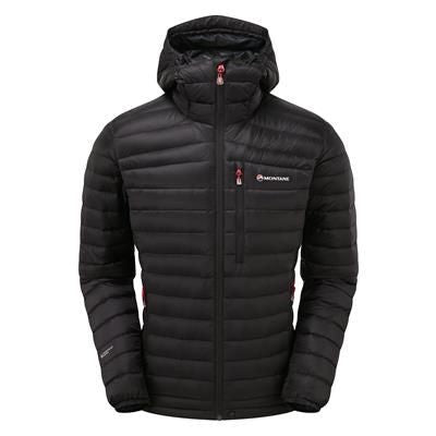 Branded Promotional MONTANE FEATHERLITE HOODED HOODY DOWN JACKET Bag From Concept Incentives.