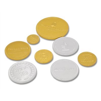 Branded Promotional BESPOKE MOULDED CHOCOLATE COIN Chocolate From Concept Incentives.