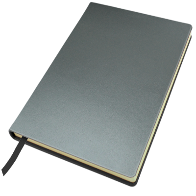 Branded Promotional A5 CASEBOUND POCKET NOTE BOOK in Black from Concept Incentives
