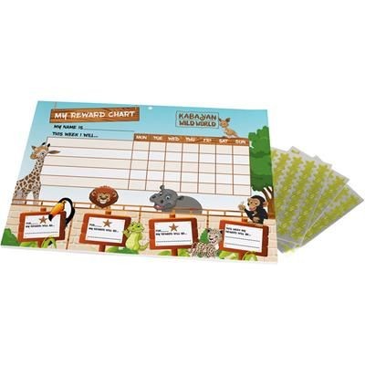 Branded Promotional SMART PAD A4 REWARD CHART Note Pad From Concept Incentives.