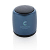 Branded Promotional MINI ALUMINUM CORDLESS SPEAKER in Blue Speakers From Concept Incentives.
