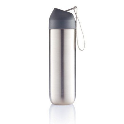 Branded Promotional NEVA WATER BOTTLE METAL 500ML Sports Drink Bottle From Concept Incentives.