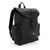 Branded Promotional 15 INCH LAPTOP BACKPACK RUCKSACK with Buckle in Black Bag From Concept Incentives.