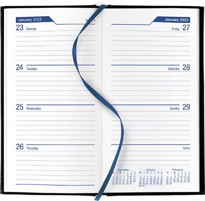 Branded Promotional 4 COLOUR SMALL WEEKLY POCKET PORTRAIT POCKET DIARY from Concept Incentives