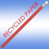 Branded Promotional RECYCLED PAPER PENCIL in Red Pencil From Concept Incentives.